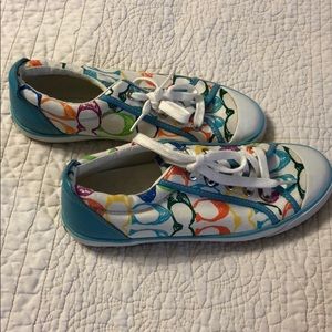 Multicolor Coach Shoes